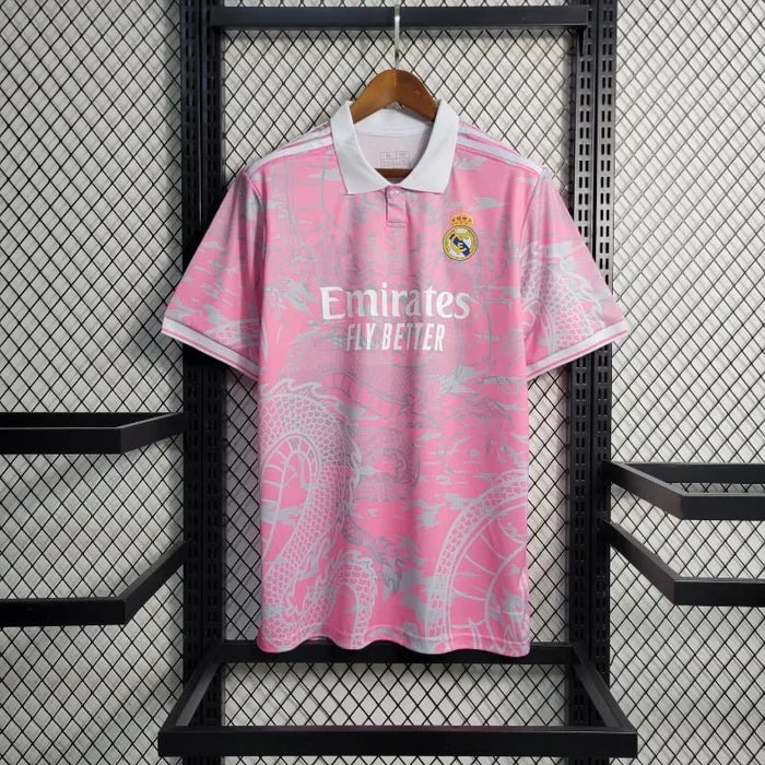 Real Madrid Jersey Season 2023-2024 Special Edition Dragon Pink